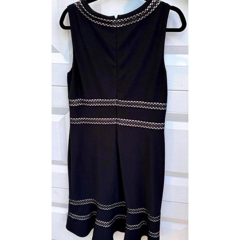 Elegant Black Sleeveless Dress by WHBM - Size 14 - Picture 2 of 3